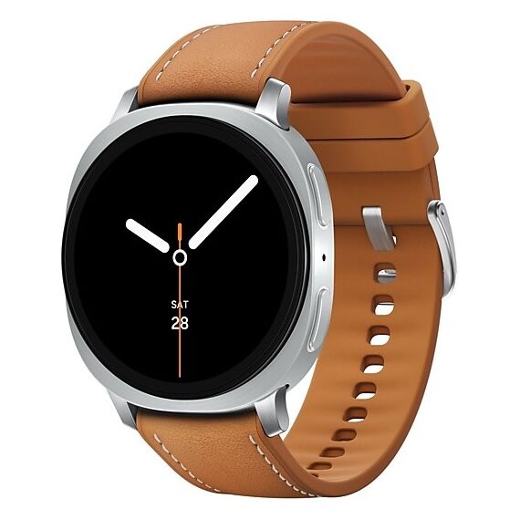 Galaxy Watch8 | 44 мм | 4G LTE | Silver | Hybrid/Camel | S/M/L, Размер ремешка : S/M/L, Тип ремешка : Hybrid, Размер корпуса : 44 мм, Подключение часов : Bluetooth / Wi-Fi + 4G LTE, Цвет ремешка: Camel, Цвет: Silver